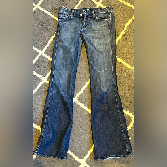 7 For All Mankind flare A-pocket jeans. - Picture 2 of 6